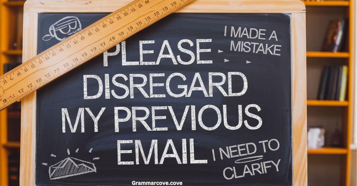 20 Other Ways to Say "Please Disregard My Previous Email"