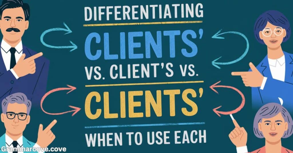 Differentiating Clients vs. Client’s vs. Clients’