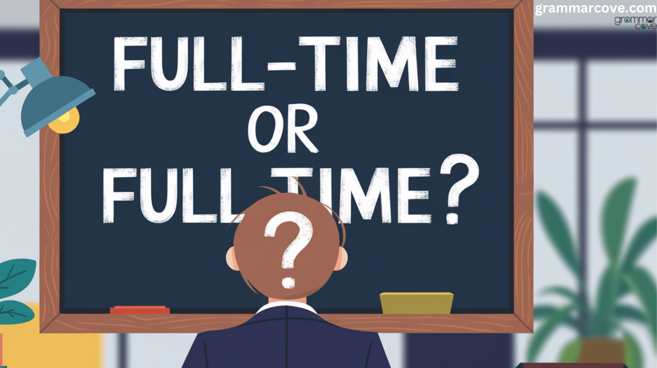 Full-Time or Full Time?