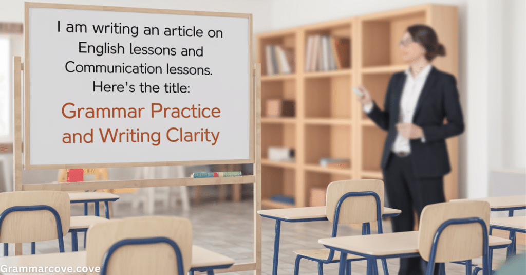 Grammar Practice and Writing Clarity