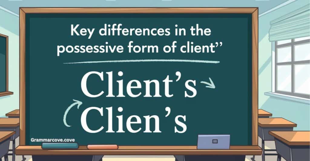 Key Differences in the Possessive Form of “Client”