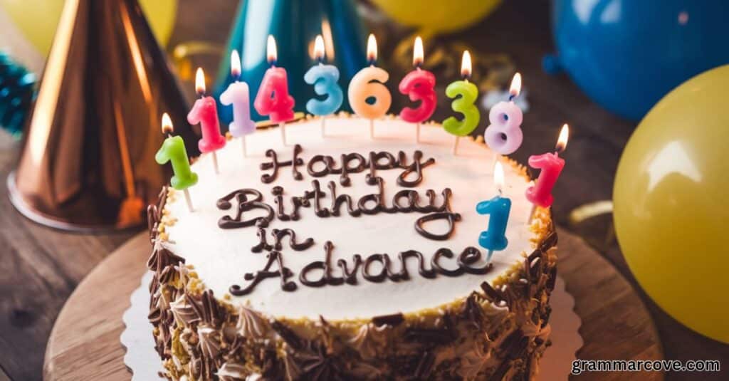 10 Other Ways to Say "Happy Birthday in Advance"