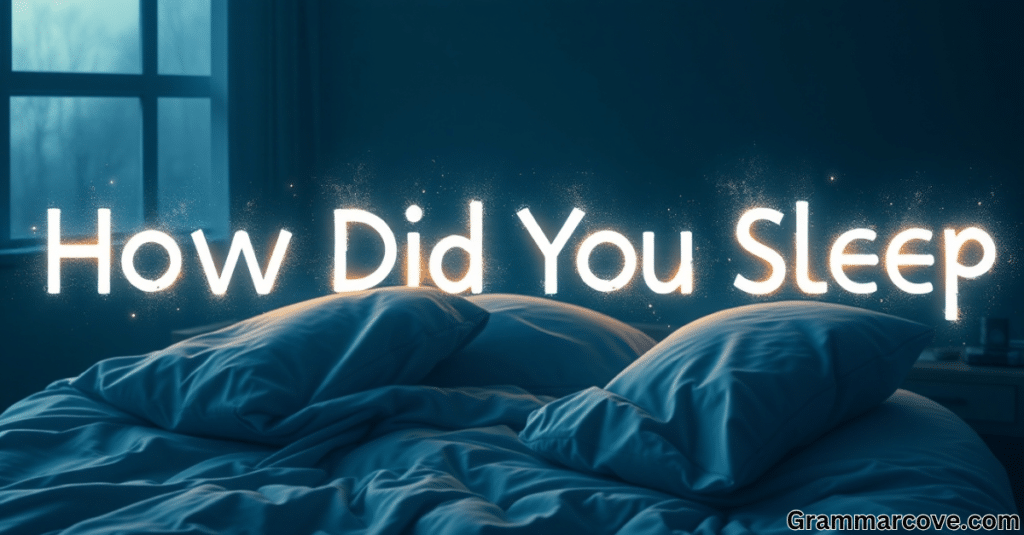 10 Other Ways to Say How Did You Sleep (With Examples)