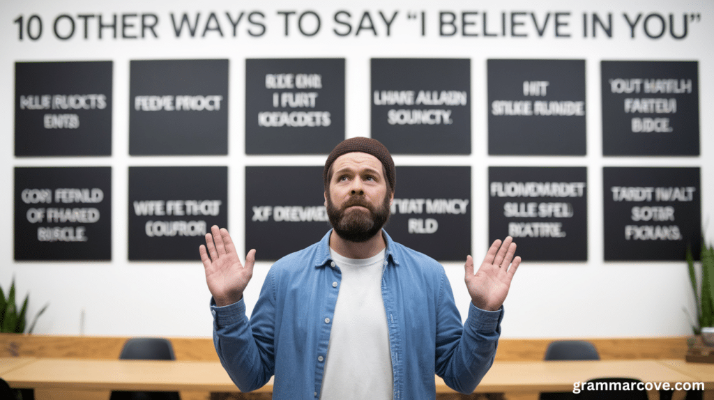 10 Other Ways to Say I Believe in You (With Examples)