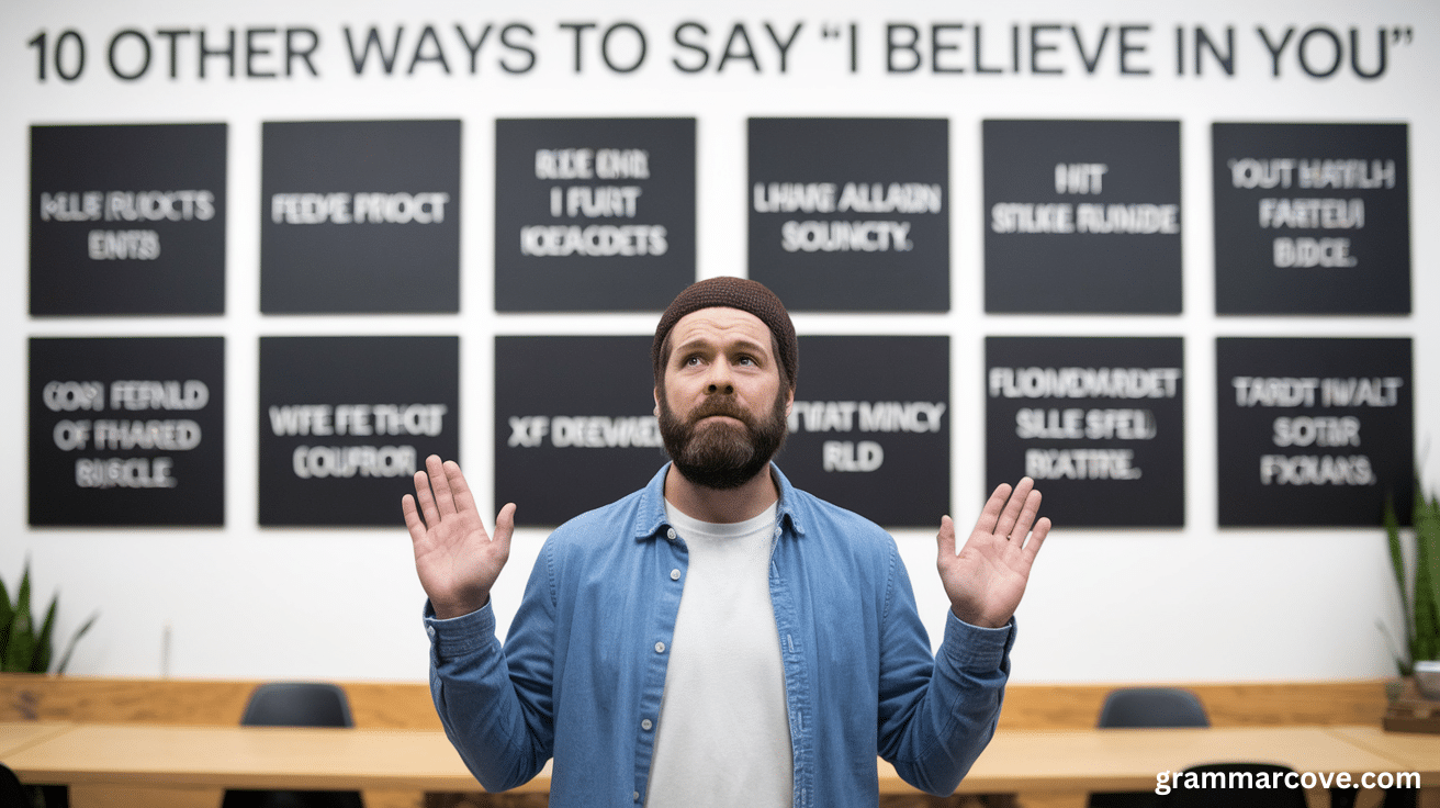 10 Other Ways to Say I Believe in You (With Examples)