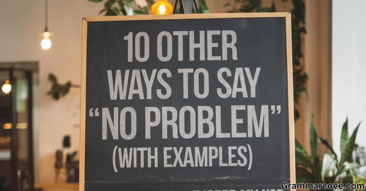 10 Other Ways to Say No Problem (With Examples) (1)