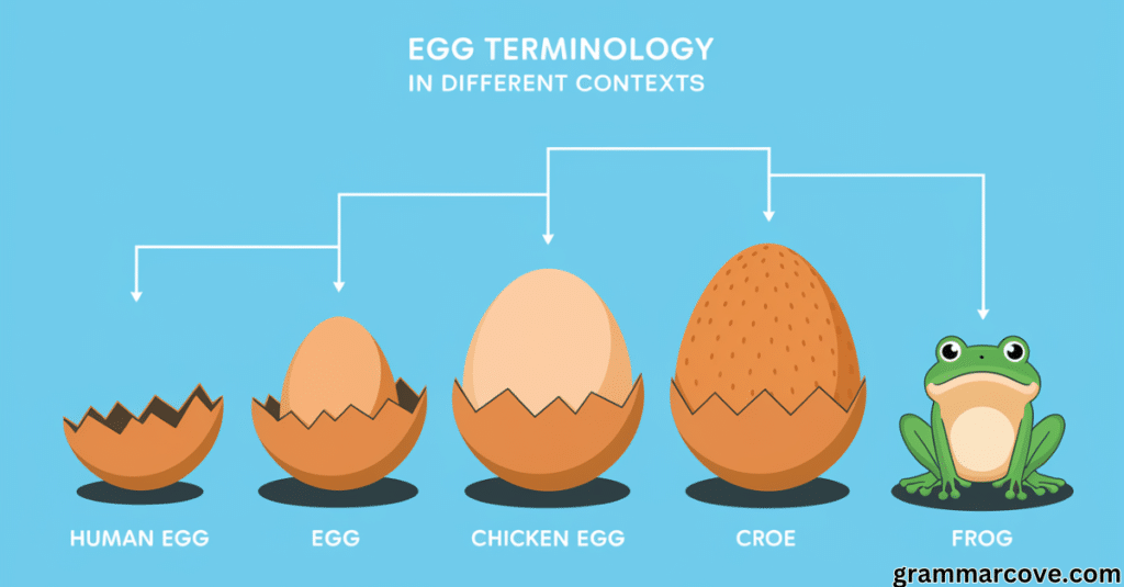 Egg Terminology in Different Contexts