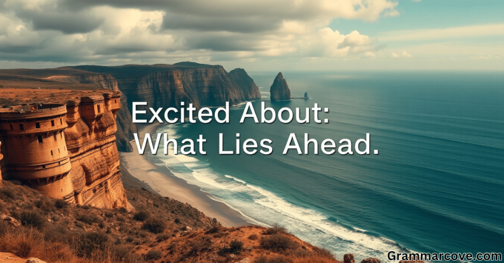 Excited About What Lies Ahead