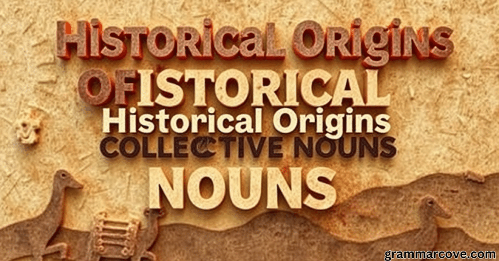 Historical Origins of Collective Nouns