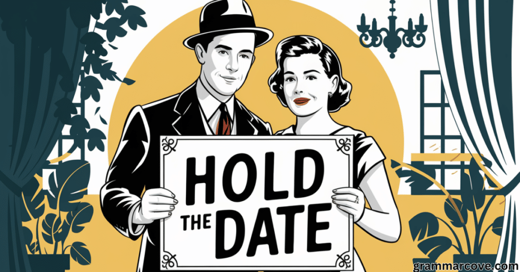 "Hold the Date"