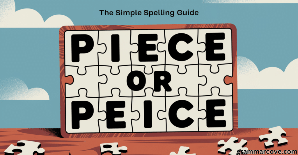 "Piece or Peice’’: The Simple Spelling Guide