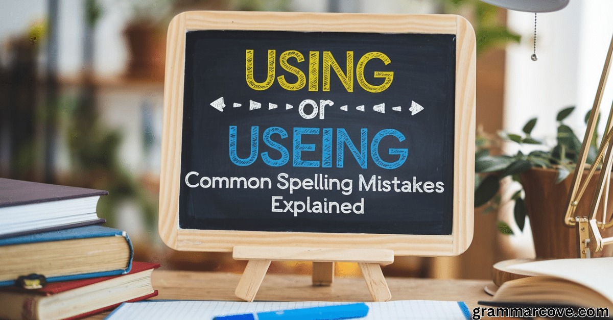 Using or Useing Common Spelling Mistakes Explained