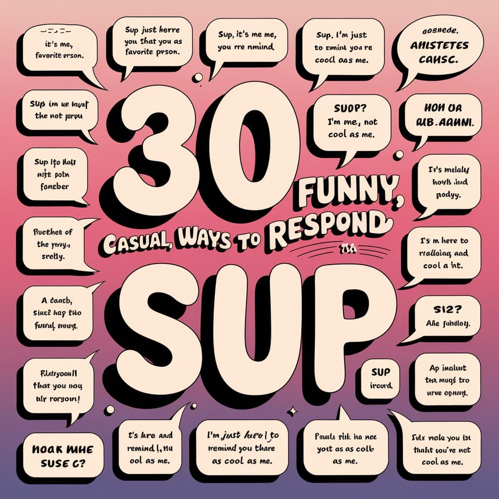 30 Funny, Casual, and Flirty Ways to Respond to "Sup"