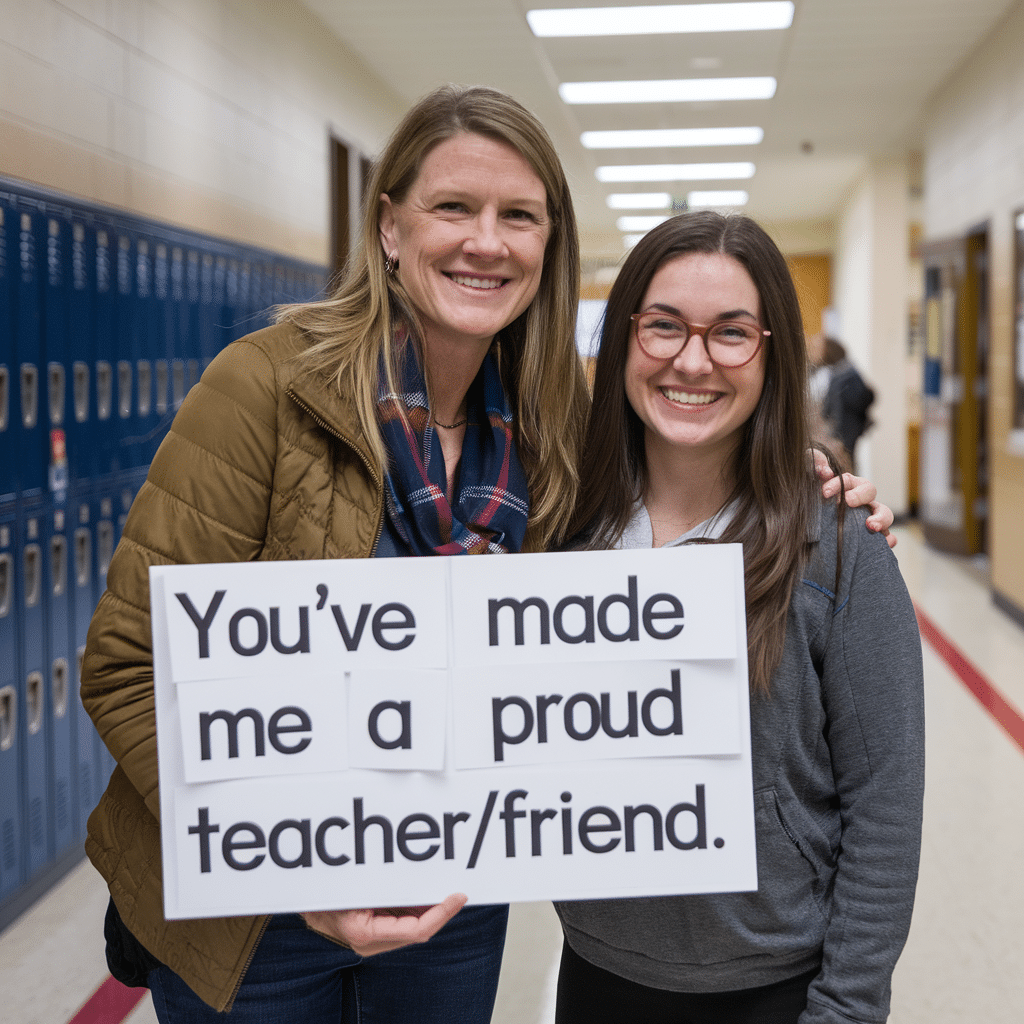 "You’ve Made Me a Proud Parent/Teacher/Friend."