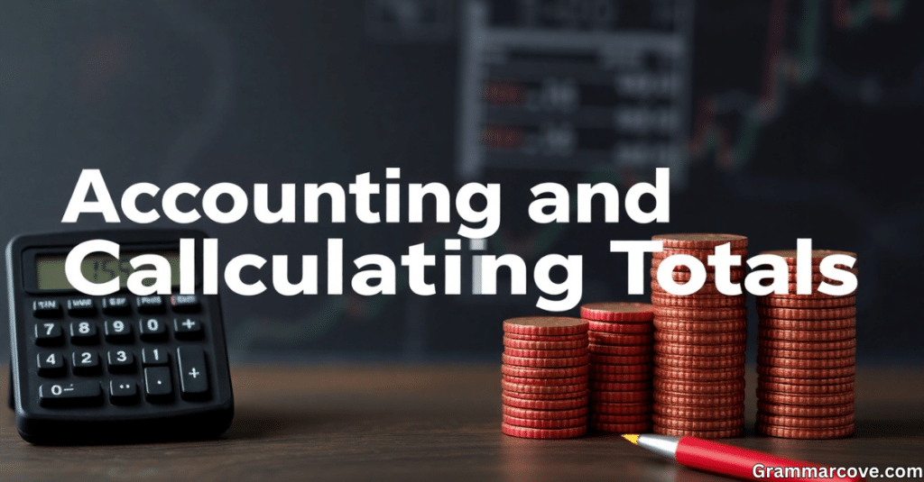 Accounting and Calculating Totals