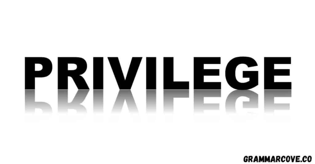 Common Misspellings of Privilege