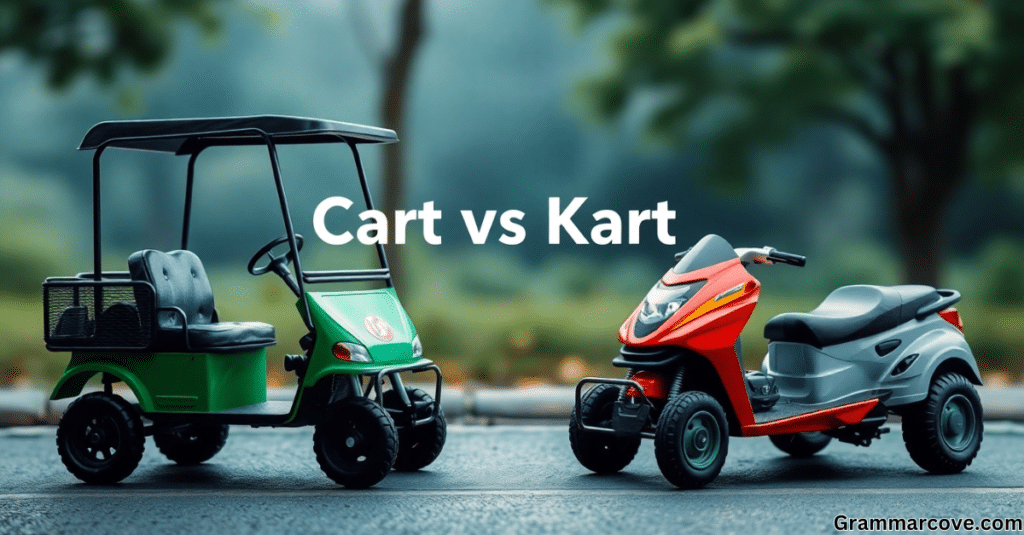 Differences Between Cart and Kart