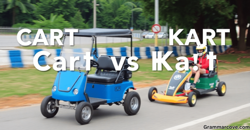 Differences Between Cart and Kart