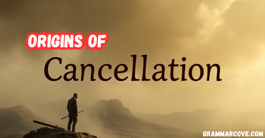 Origins of Cancellation