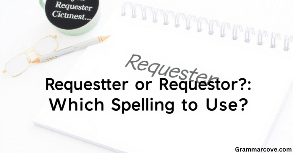 Requester or Requestor Which Spelling to Use