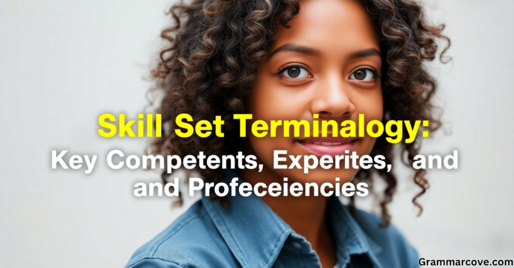 Skill Set Terminology: Key Competencies, Expertise, and Proficiencies