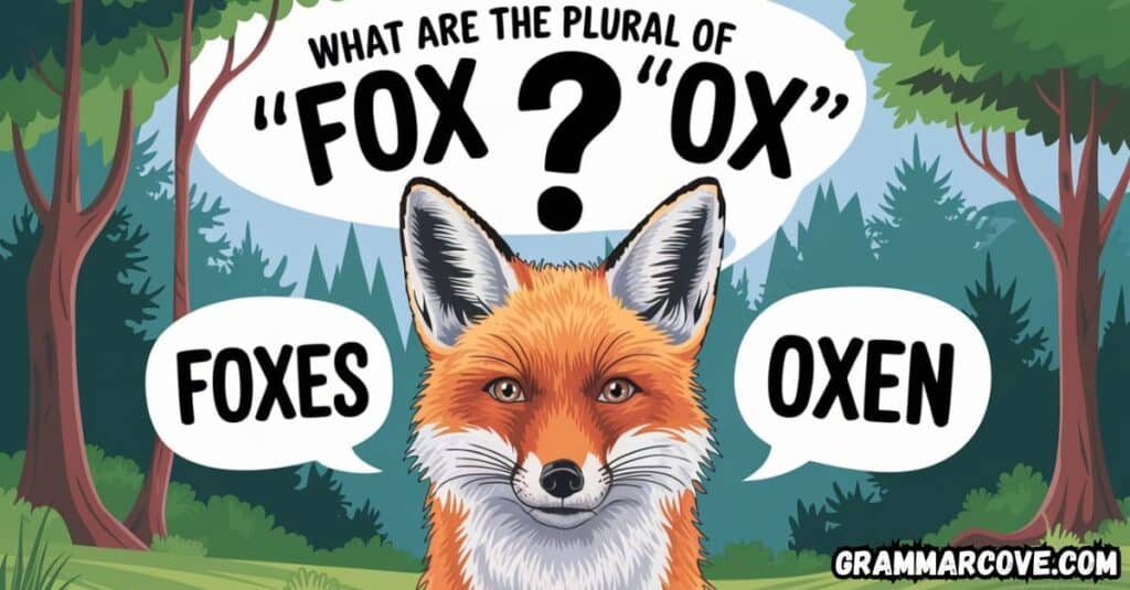 What Are the Plural of 'Fox' and 'OX' Why 'Oxen' and 'Foxes'