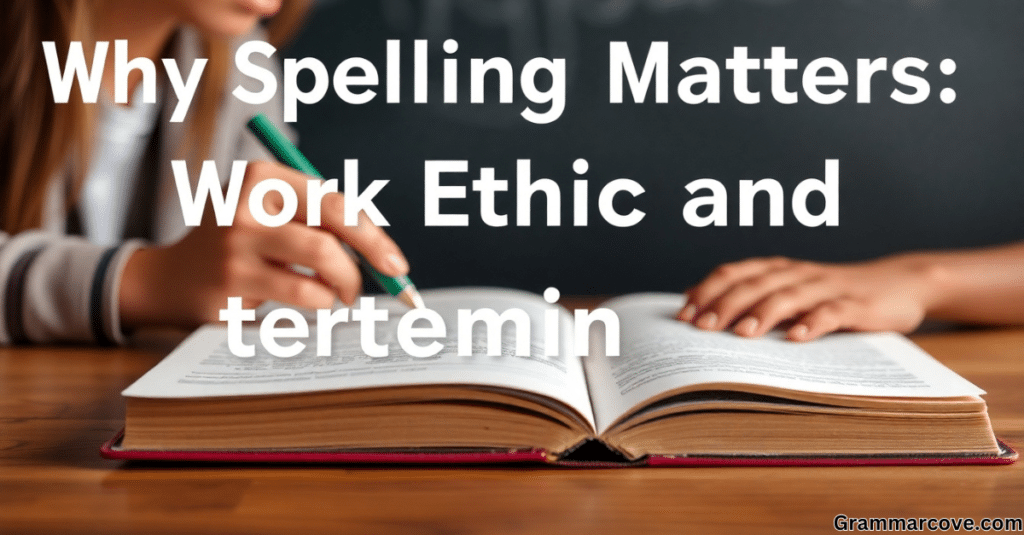 Why Spelling Matters: Work Ethic and Determination