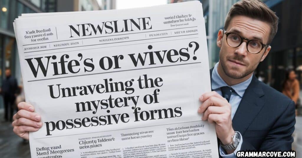 Wife's or Wives' Unraveling the Mystery of Possessive Forms