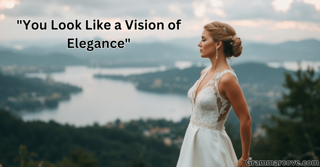 "You Look Like a Vision of Elegance"