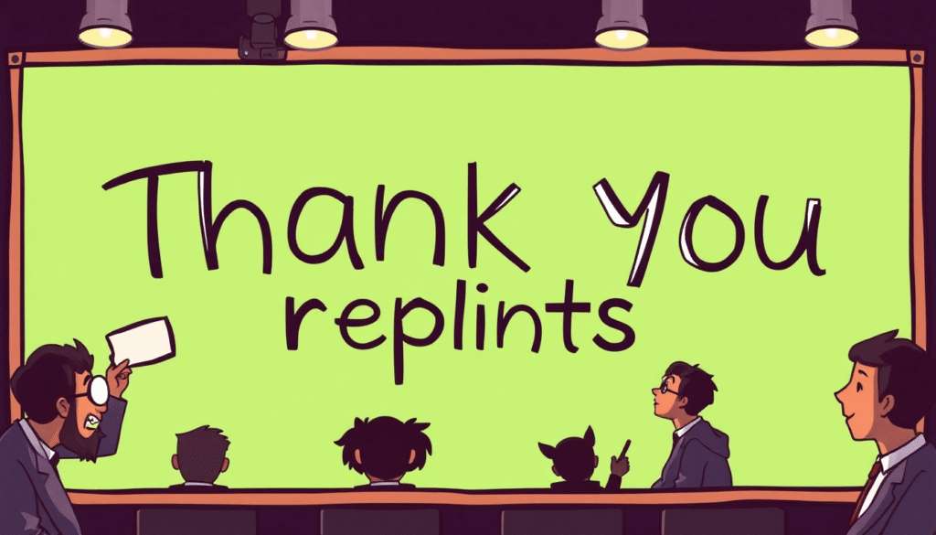 Humorous Thank You Replies