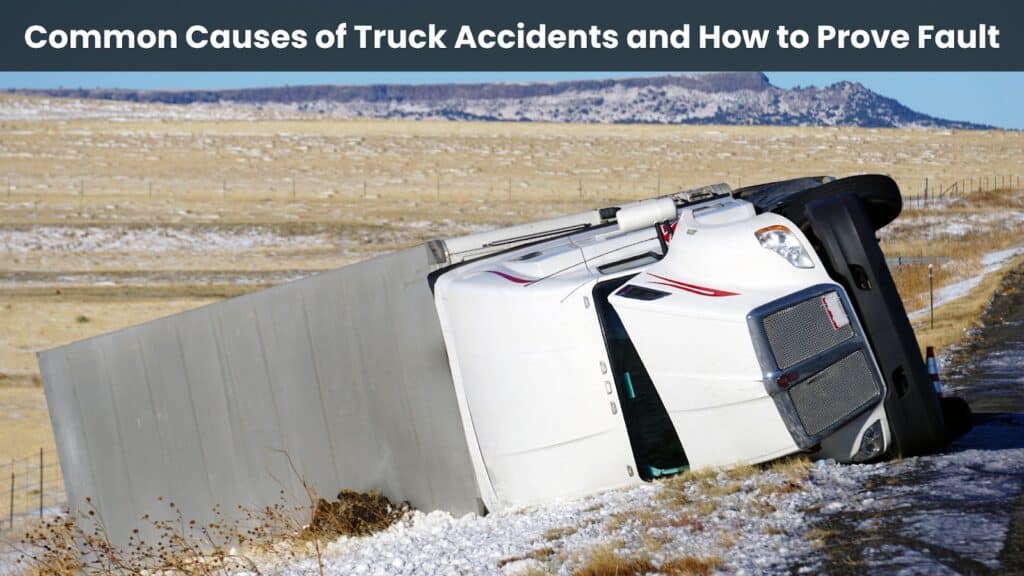 Common Causes of Truck Accidents and How to Prove Fault